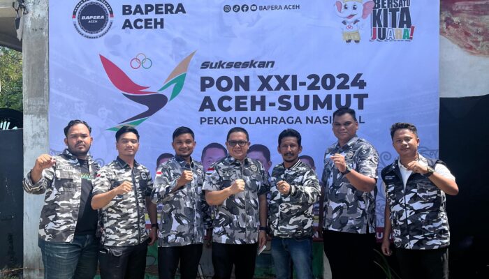Bapera Aceh Launching Sejuta Stiker PON