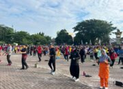 Ribuan Masyarakat Tebingtinggi Ikuti Senam Sehat Bersama Pj Wali Kota