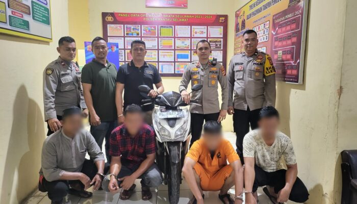 Polsek Rantau Selamat Bongkar Sindikat Penadah Motor Penggelapan