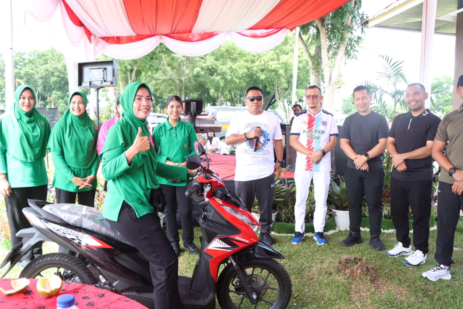 Sambut Hari Bhayangkara Ke-78, Polres Binjai Olahraga Bersama