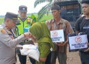Polisi Salurkan Bantuan Ke Korban Angin Puting Beliung