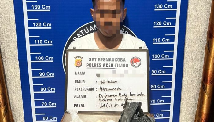 Kado Bhayangkara, Polres Aceh Timur Ungkap Jaringan Narkotika Internasional