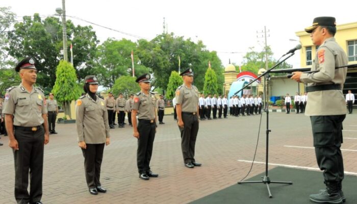 38 Bintara Di Polresta Banda Aceh Naik Pangkat Setingkat