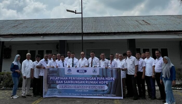 Kompatir Fasilitasi Pelatihan Sambungan Rumah Perumda Tirtanadi