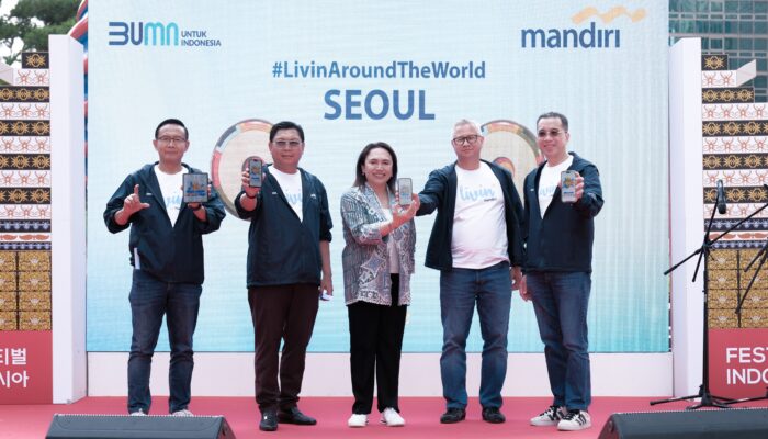 Konsisten ! Bank Mandiri Gelar Program Mandiri Sahabatku dan Kenalkan Fitur Livin’ di Seoul