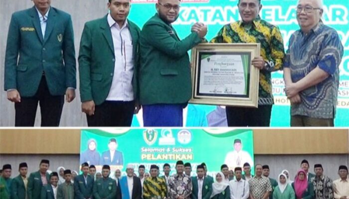 Pengurus Ikatan Pelajar Al Washliyah Sumut Periode 2023-2026 Dilantik