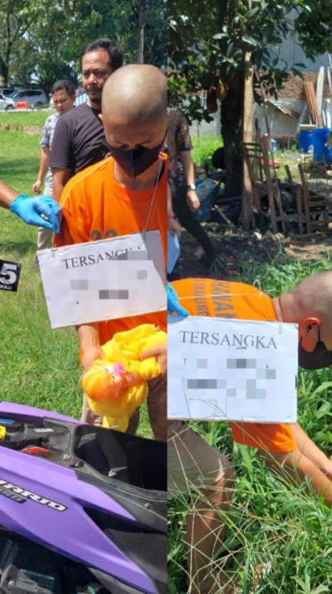 Polres Simalungun Gelar Rekonstruksi Kasus Pembuangan Bayi Di Kebun Teh