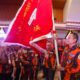 MUSA Rajekshah yang akrab disapa Ijeck, tampak memegang pataka setelah telah resmi ditetapkan menjabat sebagai Ketua Majelis Pimpinan Wilayah (MPW) Pemuda Pancasila Sumatera Utara periode 2022-2027, dalam Musyawarah Wilayah Luar Biasa (Muswilub) yang digelar di Hotel Niagara, Parapat, Sabtu, (15/6/2024). Waspada/ist