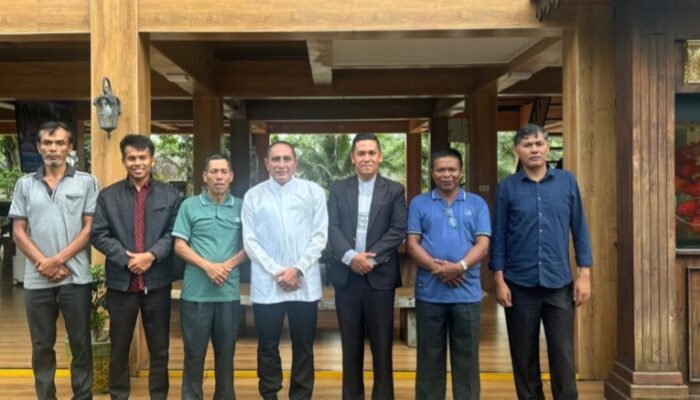 Warga Garoga Berterimakasih Edy Rahmayadi Perbaiki Jalan Rusak