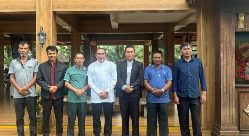 Warga Garoga Berterimakasih Edy Rahmayadi Perbaiki Jalan Rusak