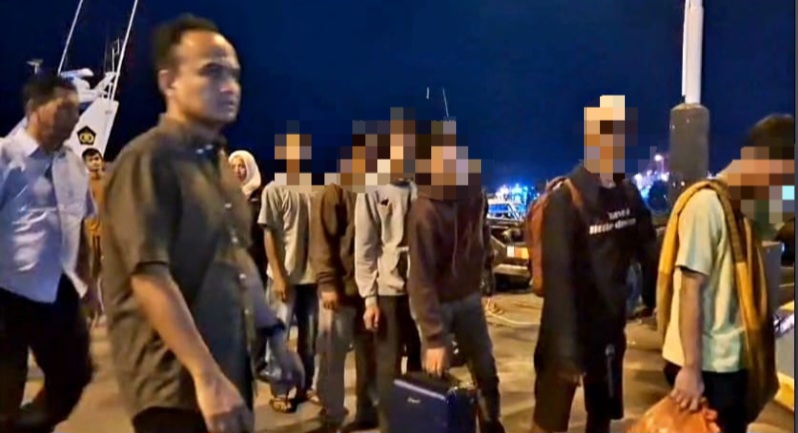 Dit Polairud Poldasu Dan BP3MI Gagalkan Penyelundupan Pekerja Ilegal Di Perairan Batubara