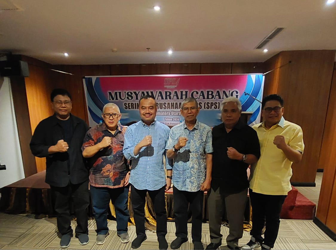 FARIANDA Putra Sinik terpilih kembali secara aklamasi menjadi Ketua Serikat Perusahaan Pers (SPS) Sumut periode 2024-2028. Waspada/ist