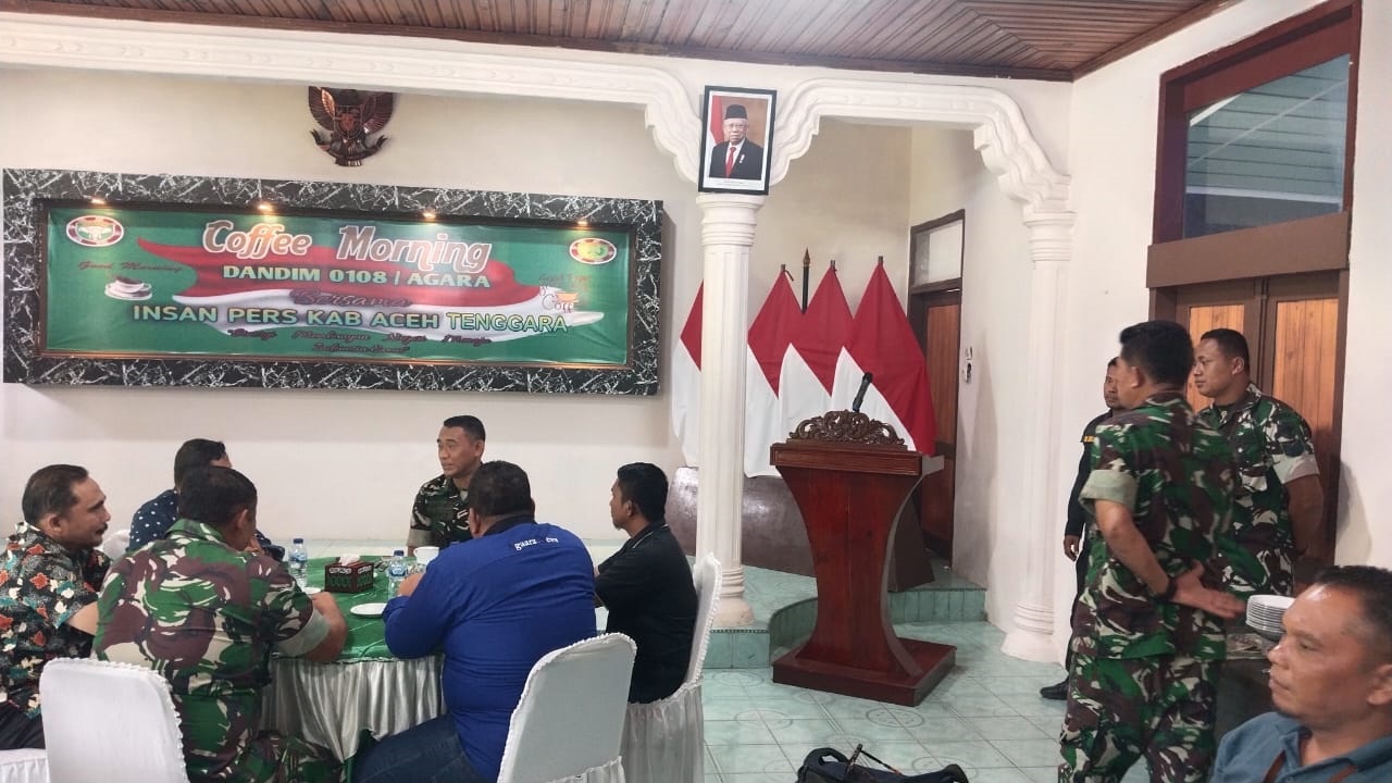 Dandim Agara Gelar Coffee Morning Bersama Insan Pers Dandim Agara Gelar Coffee Morning Bersama Insan Pers