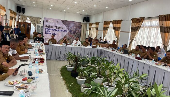 Pj Bupati Agara Hadiri Rapat Teknis Pengendalian Inflasi Daerah