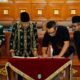  JALANNYA penandatanganan MoU Pemkab Batubara dengan Pemkab Siak yang dilakukan Pj Bupati Nizhamul dan Bupati Alfredi terkait pembangunan dan pengembangan sektor kebudayaan, khususnya Budaya Melayu.Waspada/Ist