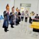 Bupati Simalungun Radiapoh H Sinaga saat memimpin pelantikan 4 pejabat Pemkab Simalungun dia aula Kantor Camat Bandar, Rabu (12/6).(Waspada/ist).