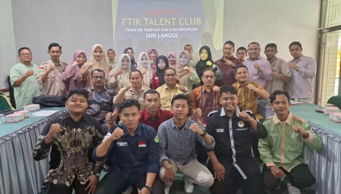 Dekan FTIK IAIN Langsa Launching FTIK Talent Club