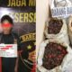 Pengumpul brondolan MP saat berada di Polsek Bilah Hulu (Waspada/Ist)