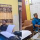 Kades dan Sekdes saat diperiksa penyidik di Unit PPA Polres Madina. Waspada/Ist