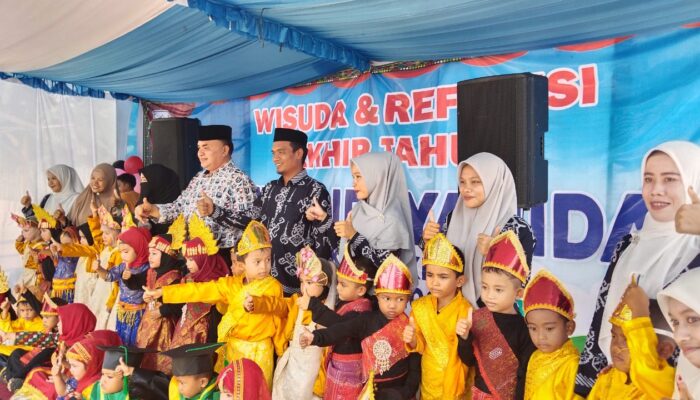 Salim Fakhry Hadiri Wisuda KB/PAUD Di Desa Lawe Polak Agara