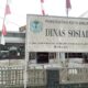 Kantor Dinas Sosial Kota Binjai di Jalan Gatot Subroto, Kecamatan Binjai Barat, yang dinilai kurang dalam melayani masyarakat. (Waspada/Ria Hamdani)