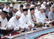 Pj Wali Kota Tebingtinggi Dan Keluarga Shalat Idul Adha Di Lapangan Merdeka