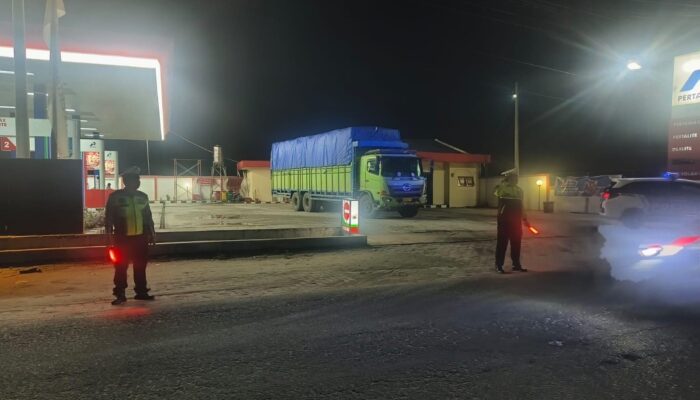 Pastikan Keamanan Di Jalan, Satlantas Polres Simalungun Gelar Blue Light Patrol