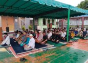 Petugas Dan Warga Binaan Rutan Tarutung Shalat Idul Adha
