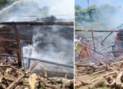 Dapur Batu Bata Di Data Gaseu Terbakar