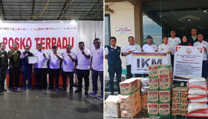IKM Madina Salurkan Bantuan Korban Bencana Sumbar