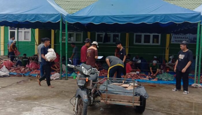 Masjid Taqwa Muhammadiyah Pasar Singkil Sembelih 22 Ekor Hewan Kurban