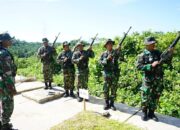Kodim Aceh Tamiang Asah Keterampilan Prajurit Menembak