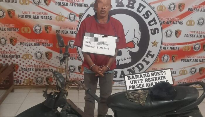Polsek Aeknatas Ringkus Perampok Di Kebun Padang Halaban