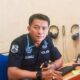 Kasi Humas Polres Nias, Iptu Osiduhugo Daeli saat memberikan keterangan pers kepada wartawan terkait kegiatan dalam menyambut HUT ke-78 Bhayangkara, Kamis (20/6). Waspada/Ist