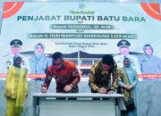 Pisah Sambut Pj Bupati Batubara Nizhamul Kepada Heri