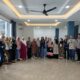 Sosialisasi Program Pembayaran BPJS-TK melalui Agen BRILink bersama perwakilan BPJS-TK Kisaran, PPBK BRI BO Tanjungbalai, Agen BRILink BO Tanjungbalai, dan para nasabah di Arteri Garden, Tanjungbalai (14/6). Waspada/Ist