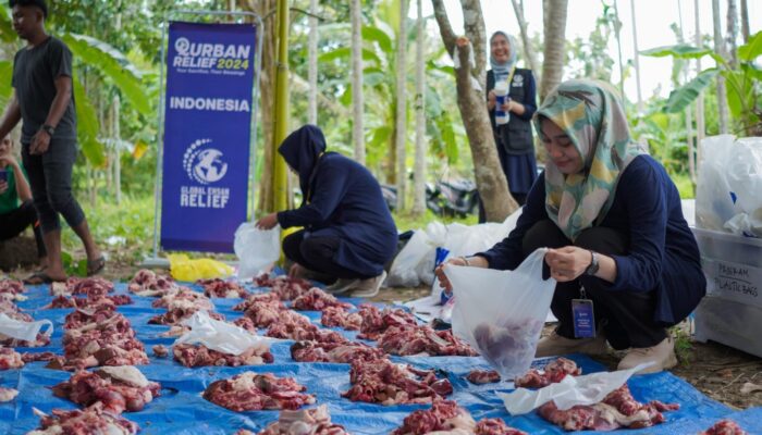GER Sembelih Hewan Kurban Untuk 1.464 Keluarga Di Aceh