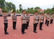 Kapolres Aceh Tamiang Pimpin Sertijab Tiga Kasat Dan Enam Kapolsek