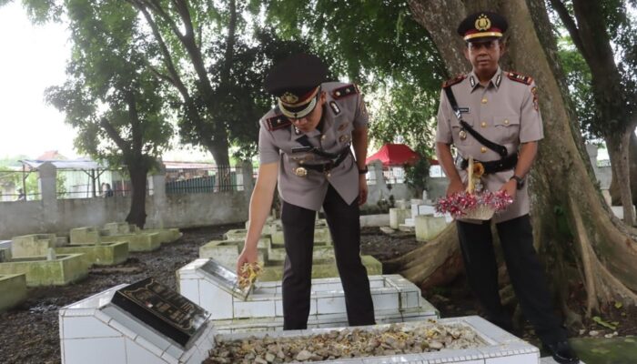 Wakapolres Langkat Pimpin Upacara Ziarah
