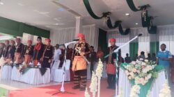 Pj Bupati Syakir saat menyampaikan sambutannya. Waspada/Seh Muhammad Amin