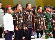 Pembukaan Rakernas APEKSI Se-Indonesia di Balikpapan, Kalimantan Timur, dihadiri oleh Presiden RI Joko Widodo, Selasa (4/6). Waspada/Ist