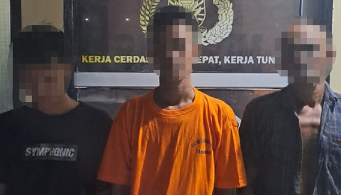 Nyabu Di Tangkahan, Tiga Pria Nginap Di Sel