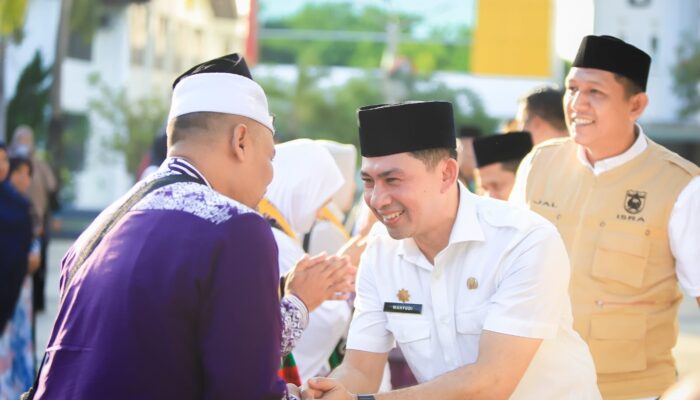 Sekda Lepas 13 Calhaj Banda Aceh Tergabung Dalam Kloter 8
