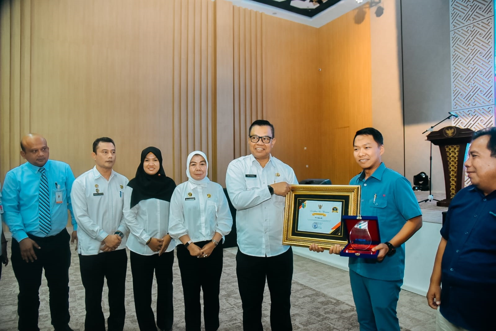   EVALUASI capaian target retribusi daerah Kabupaten Batubara tahun 2024 dan rekonsiliasi realisasi, penilaian PBB-P2 dan BPHTB serta pemberian reward atas capaian realisasi PBB-P2 tahun 2023.Waspada/Ist
