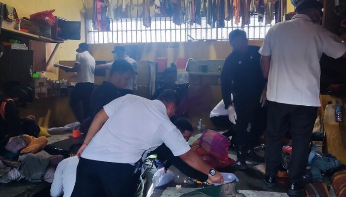 Minimalisir Gangguan Kamtib, Lapas Labuhan Ruku Razia Rutin