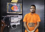 Ancam Tembak Warga, TS Diringkus Polres Taput