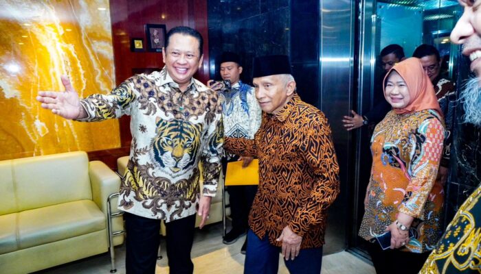 Silaturahmi Kebangsaan Pimpinan MPR RI, Amien Rais Dukung Amandemen
