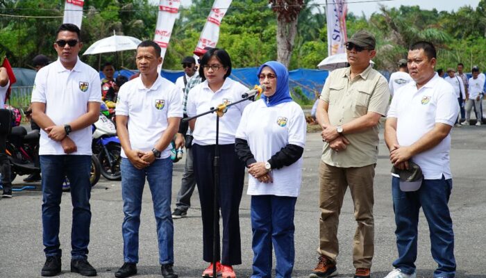 Plt Bupati Buka Kejuaraan Road Race Piala Ketua KNPI Labuhanbatu