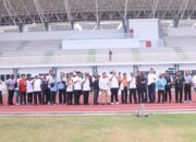 Kontingen KONI 38 Provinsi Tinjau Sport Center Sumut
