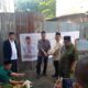 Balon gubsu Barry Simorangkir memberikan hewan qurban ke PCNU Medan. Waspada/Ist